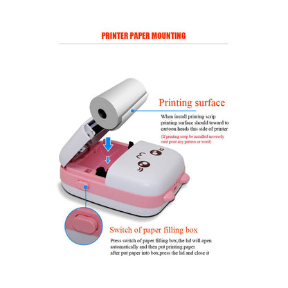 Mini Portable Pocket Size Wireless Bluetooth Thermal Small Printer