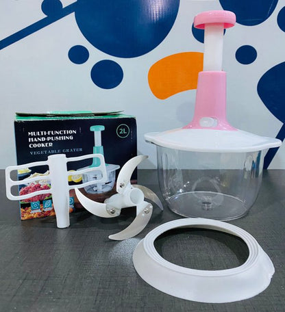 Hand Pushing Chopper Manual Press