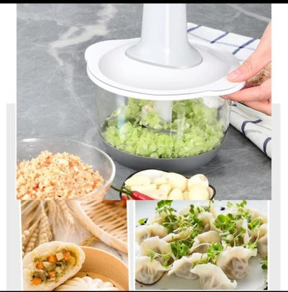 Hand Pushing Chopper Manual Press